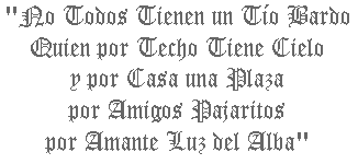 No todos tienen un tio...